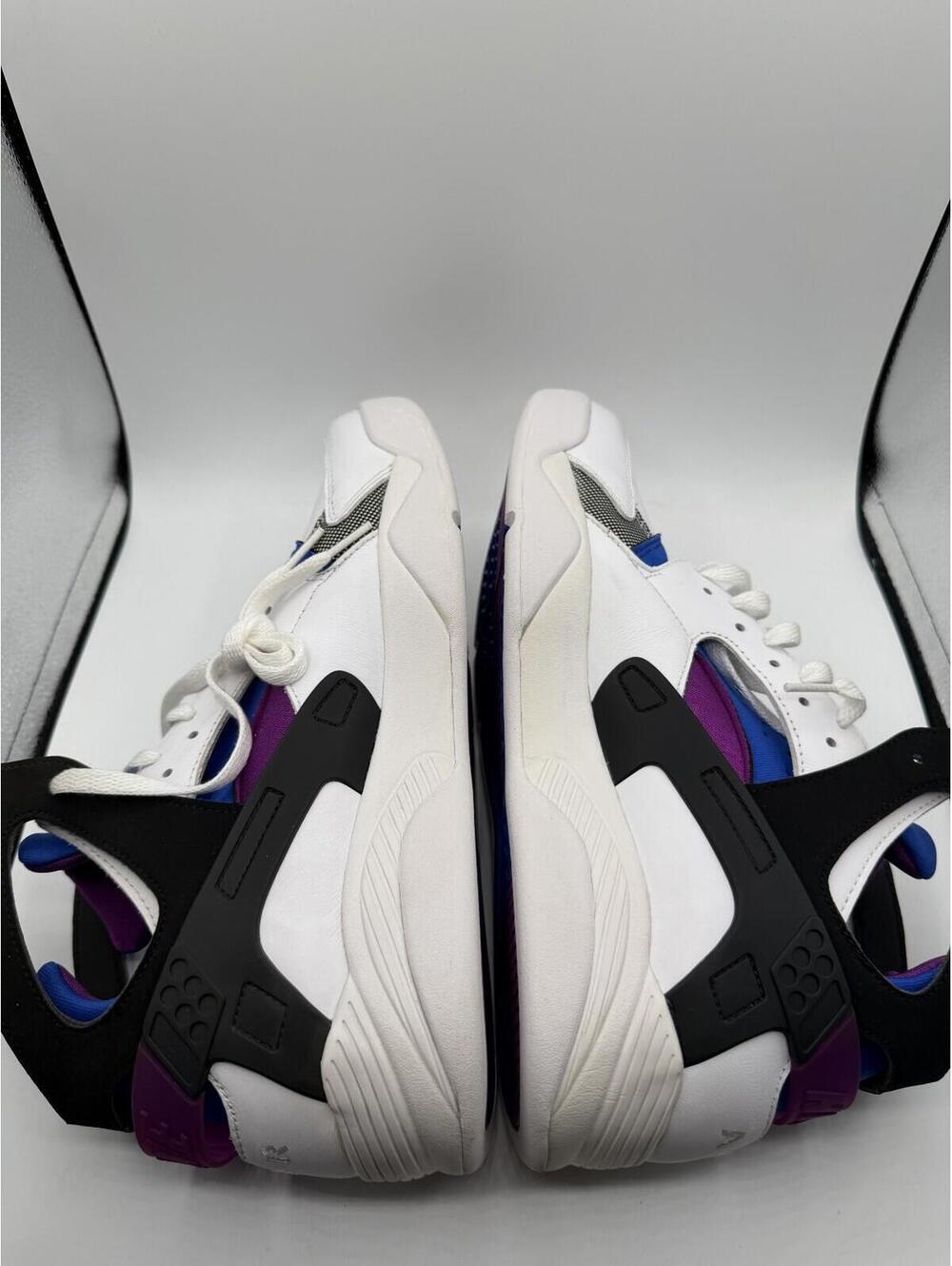 Nike Air Flight Huarache White Blue Mens Size 12 Damaged box - Picture 6 of 9